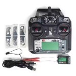 Flysky FS-i6X 10CH 2.4G Remote Control AFHDS 2A FS IA6B FS-iA10B Plastic RC Drone Drones Accessories
